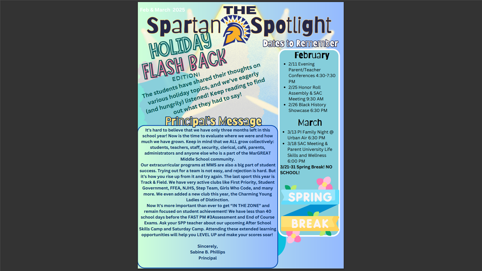  The Spartan Spotlight